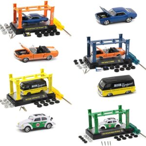 Model Kit 4 piece Car Set Release 35 Limited Edition to 7500 pieces Worldwide 1/64 Diecast Model Cars by M2 Machines