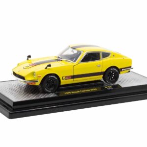 1970 Nissan Fairlady Z 432 RHD (Right Hand Drive) #3 Yellow with Black Stripes Limited Edition to 4250 pieces Worldwide 1/24 Diecast Model Car by M2 Machines