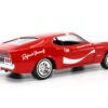 1971 Ford Mustang Sportsroof Red with White Stripes “Refresh Yourself – Coca-Cola” 1/24 Diecast Model Car by Motor City Classics