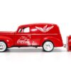 1940 Ford Sedan Cargo Van Red “Pause… Go Refreshed Coca-Cola” with Vending Machine Accessory 1/24 Diecast Model Car by Motor City Classics