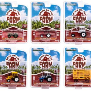 “Down on the Farm” Series Set of 6 pieces Release 7 1/64 Diecast Models by Greenlight