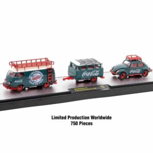 Auto Haulers “Coca-Cola” Set of 3 pieces Release 32 Limited Edition to 7250 pieces Worldwide 1/64 Diecast Models by M2 Machines