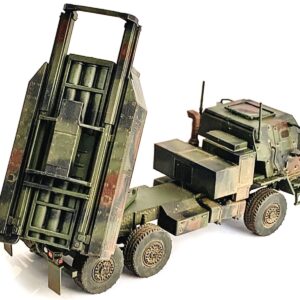 United States M142 High Mobility Artillery Rocket System (HIMARS) Green Camouflage “NEO Dragon Armor” Series 1/72 Plastic Model by Dragon Models