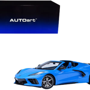 2020 Chevrolet Corvette C8 Stingray Rapid Blue 1/18 Model Car by Autoart