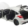 2016 Ford Focus RS Frozen White 1/18 Model Car by Autoart