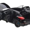 2016 Ford Focus RS Shadow Black 1/18 Model Car by Autoart