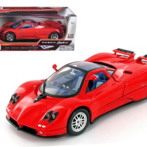 Pagani Zonda C12 Red 1/18 Diecast Model Car by Motormax