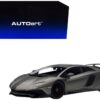 Lamborghini Aventador LP750-4 SV Grigio Titans/ Matt Grey 1/18 Model Car by Autoart