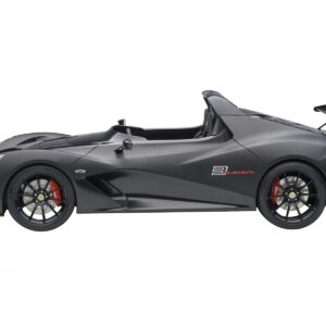 Lotus 3-Eleven Matt Black with Gloss Black Accents 1/18 Model Car by Autoart