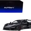 Mclaren Senna Stealth Cosmos Black with Carbon Accents 1/18 Model Car by Autoart