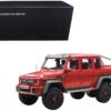 Mercedes G63 AMG 6X6 Red 1/18 Model Car by Autoart