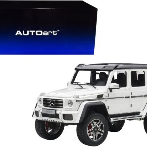 Mercedes Benz G500 4X4 2 Gloss White 1/18 Model Car by Autoart