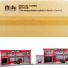 “Garage Diorama Advan” Diorama with Decals for 1/64 Scale Models by American Diorama