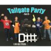 Tailgate Party Set II 4 Piece Figure Set For 1:18 Scale Models by American Diorama