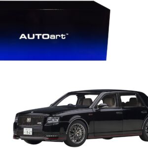 Toyota Century GRMN RHD (Right Hand Drive) Black 1/18 Model Car by Autoart