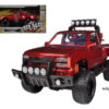 1992 GMC Sierra GT Pickup Truck Off Road Red 1/24 Diecast Model by Motormax