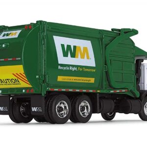 Mack TerraPro Refuse Garbage Truck with Front Loader “Waste Management” White and Green 1/87 (HO) Diecast Model by First Gear