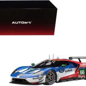 Ford GT #66 B. Johnson – S. Mucke – O. Pla Le Mans (2016) 1/18 Model Car by Autoart