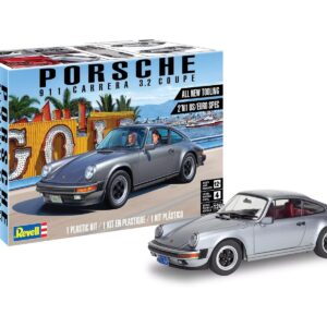 Level 4 Model Kit Porsche 911 Carrera 3.2 Coupe 2-in-1 Kit 1/24 Scale Model by Revell