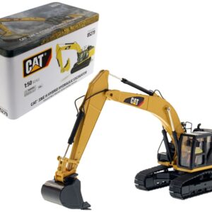 CAT Caterpillar 336E H Hybrid Hydraulic Excavator with Operator “High Line Series” 1/50 Diecast Model by Diecast Masters