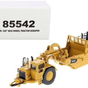 CAT Caterpillar 657G Wheeled Scraper Tractor “High Line” Series 1/125 Diecast Model by Diecast Masters