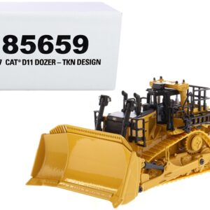 CAT Caterpillar D11 Track-Type Tractor Dozer TKN Design “High Line” Series 1/87 (HO) Scale Diecast Model by Diecast Masters