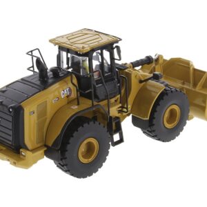 CAT Caterpillar 972 XE Wheel Loader Yellow with Operator “High Line Series” 1/50 Diecast Model by Diecast Masters