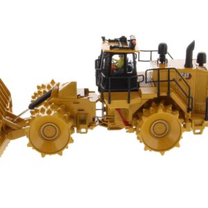 CAT Caterpillar 836 Landfill Compactor Yellow “High Line” Series 1/50 Diecast Model by Diecast Masters