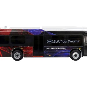 BYD K8M Electric Transit Bus “Build Your Dreams” Corporate Livery Limited Edition 1/87 (HO) Diecast Model by Iconic Replicas