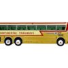 1969 Eagle Model 05 Coach Bus “Golden Eagle – Continental Trailways” Gold Metallic and Cream with Red Stripes Limited Edition to 504 pieces Worldwide 1/87 (HO) Diecast Model by Iconic Replicas