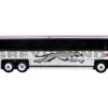 2001 MCI D4000 Coach Bus “Greyhound” White with Red and Blue Stripes “Vintage Bus & Motorcoach Collection” Limited Edition to 504 pieces Worldwide 1/87 (HO) Diecast Model by Iconic Replicas