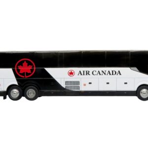 Prevost H3-45 Coach Bus “Air Canada Landline” Black and White Limited Edition 1/87 (HO) Diecast Model by Iconic Replicas