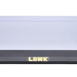 Collectible Display Show Case with Black Plastic Base and Gold “LBWK” Logo for 1/18-1/24 Scale Model Cars by Autoart