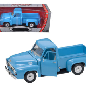 1953 Ford F-100 Pickup Truck Light Blue 1/18 Diecast Model Car by Road Signature