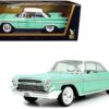 1961 DeSoto Adventurer Light Green with White Top 1/18 Diecast Model Car by Road Signature