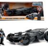 2017 Justice League Batmobile with diecast Batman Figure 1/24 Diecast Model Car by Jada