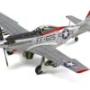 Level 2 Model Kit North American F-51D Mustang Fighter Aircraft with 3 Scheme Options 1/48 Plastic Model Kit by Airfix