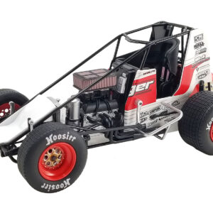 Winged Sprint Car #5W Lucas Wolfe “Old Milwaukee” Allebach Racing “World of Outlaws” (2024) 1/18 Diecast Model Car by ACME