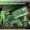 Winged Sprint Car #55 McKenna Haase “Interstate Batteries” McKenna Haase Racing (2024) 1/18 Diecast Model Car by ACME