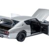 Nissan Skyline 2000GT-R (KPGC110) Tuned Version RHD (Right Hand Drive) Silver Metallic 1/18 Model Car by Autoart