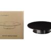 Rotary Display Turntable Stand Medium 10 Inches with Black Top for 1/64 1/43 1/32 1/24 1/18 Scale Models by Autoart