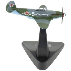 Yakovlev Yak-3 Fighter Plane Pilot Roger Sauvage Nomandie Regiment (Spring 1945) “Oxford Aviation” Series 1/72 Diecast Model Airplane by Oxford Diecast