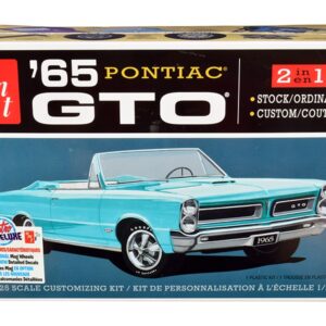 Skill 2 Model Kit 1965 Pontiac GTO 2-in-1 Kit 1/25 Scale Model by AMT