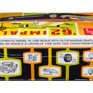 Skill 2 Model Kit 1962 Chevrolet Impala Convertible 1/25 Scale Model by AMT