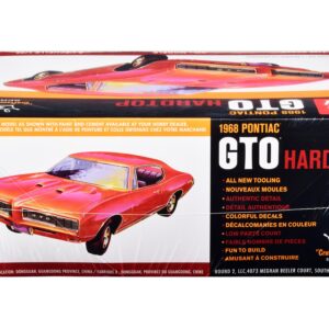 Skill 2 Model Kit 1968 Pontiac GTO Hardtop “Craftsman Plus” Series 1/25 Scale Model by AMT