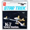 Skill 2 Model Kit K-7 Space Station “Star Trek” (1966-1969) TV Series 1/7600 Scale Model by AMT