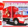 Skill 3 Model Kit Ford C-600 City Delivery Truck “Holiday Hauler – Coca-Cola” 1/25 Scale Model by AMT