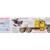 Skill 3 Model Kit Peterbilt 359 “Cross Country Hauler” 1/25 Scale Model by AMT