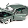 1949 Mercury Eight Coupe Berwick Green Metallic with Green and Gray Interior 1/18 Diecast Model Car by Auto World