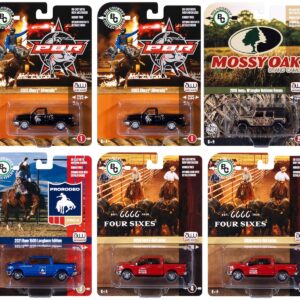 Big Country Collectibles 2024 Release 1 Set of 6 pieces 1/64 Diecast Model Cars by Auto World